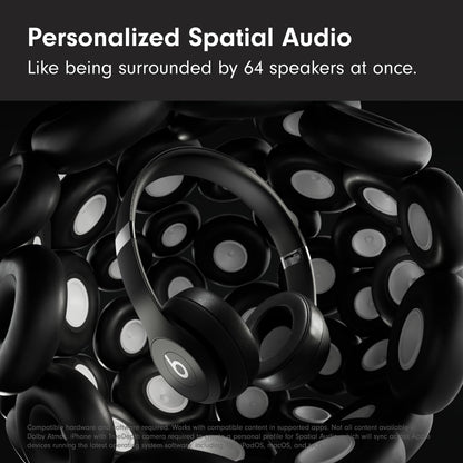 Beats Solo 4 - Wireless Bluetooth On-Ear Headphones, Apple & Android Compatible, Up to 50 Hours of Battery Life - Matte Black 🍁 All In One Marketplace Canada