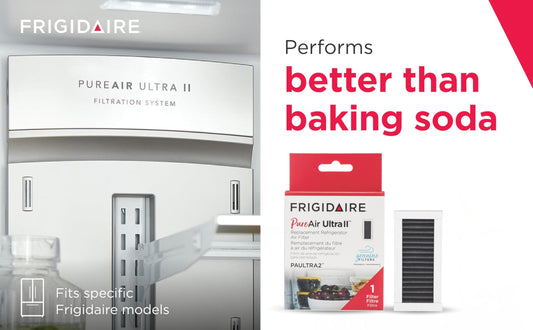 Frigidaire PAULTRA2 Pure Air Ultra II Refrigerator Air Filter with Carbon Technology to Absorb Food Odors, 3.8" x 1.8", White, 1 Count (Pack of 1) 🍁 All In One Marketplace Canada