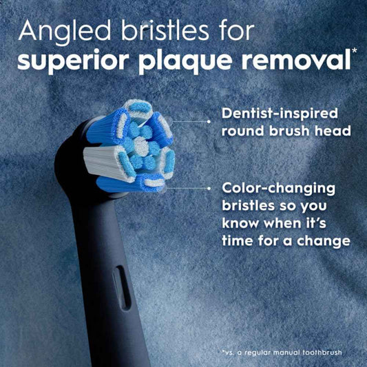 Oral-B iO Genuine Replacement Brush Heads, Black, 4ct Ultimate Clean + 1ct Gentle Care, 15 Month Supply, Compatible Exclusively with Oral-B iO Electric Toothbrushes, Not Compatible with any Other Series Including: Pro, Vitality, Smart, or Genius