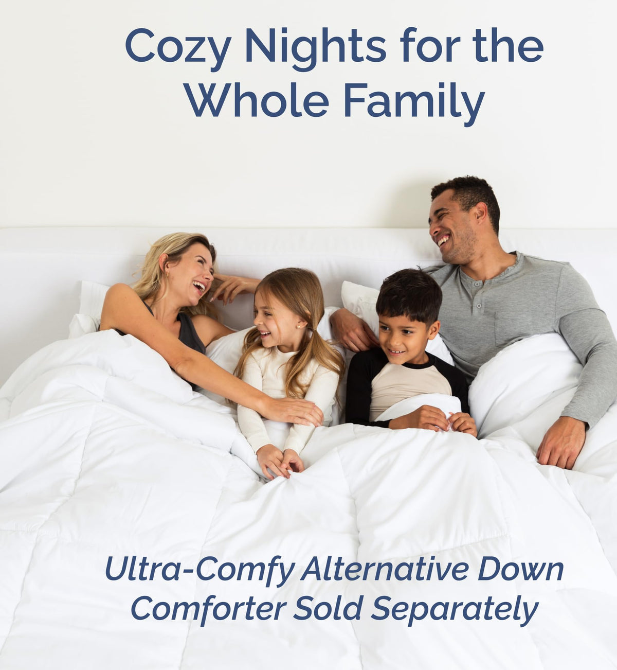 Queen Size 4 Piece Sheet Set - Comfy Breathable & Cooling Sheets - Hotel Luxury Bed Sheets for Women & Men - Deep Pockets, Easy-Fit, Extra Soft & Wrinkle Free Sheets - Ice Blue Oeko-Tex Bed Sheet Set 🍁 All In One Marketplace Canada