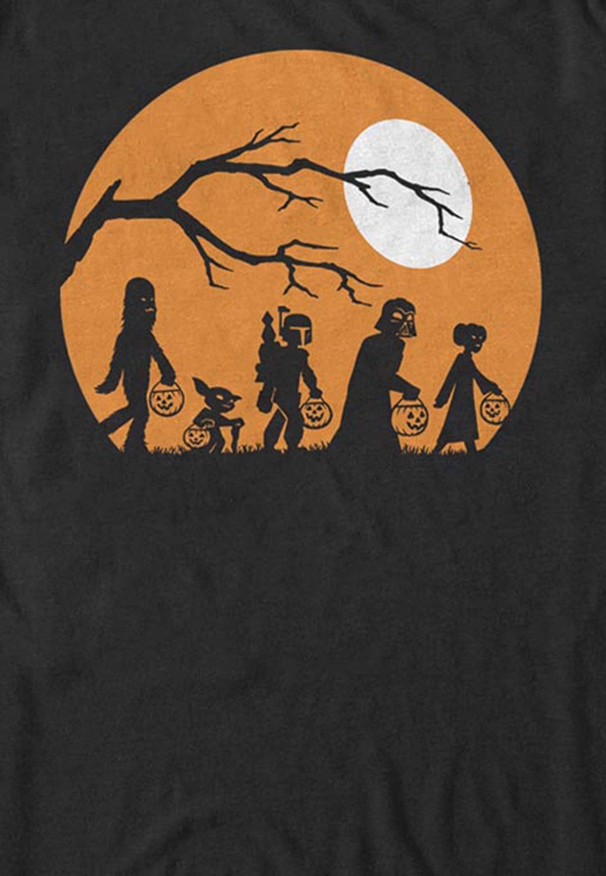 Star Wars Licensed Halloween The Haunt Men's Tee, Black, Medium