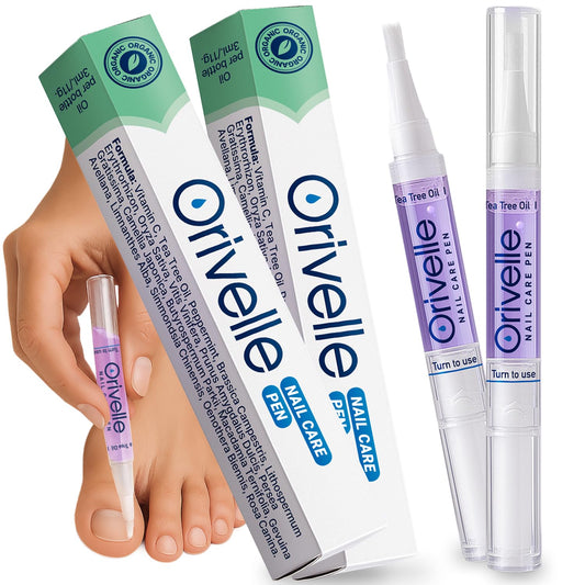 Orivelle Nail Care Pen – Professional Nail Repair & Strengthening Solution with Tea Tree Oil – Improves Appearance of Discolored or Damaged Nails (Pack of 2) 🍁 All In One Marketplace Canada