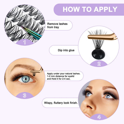 B&Qaugen Lash Clusters 280 Pcs 40D-0.07D-9-16MIX B&Q LASH Individual Lashes 10D 20D 30D 40D 50D Cluster Lashes C D Curl Eyelash Clusters Soft Volume DIY Lash Extensions at Home (40D-0.07D,9-16MIX) 🍁 All In One Marketplace Canada