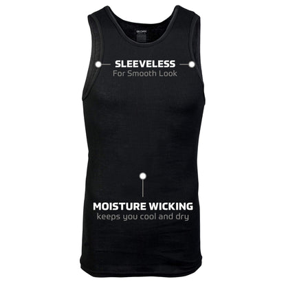Gildan Men's A-Shirts Tanks Multipack, Black/Sport Grey/Charcoal (5-Pack), Medium 🍁 All In One Marketplace Canada