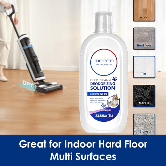 Tineco Floor Cleaning Solution, Deep Cleans for Multiple Hard Floors, Lavender Scent, 1 Liter-33.8 Fl Oz, FOR TINECO iFloor 2/3 Breeze/FLOOR ONE S3/S5/S5 Pro 2/S6/S7 Pro 🍁 All In One Marketplace Canada
