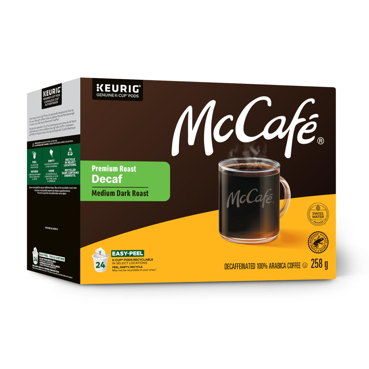 McCafé Premium Medium Dark Roast, Decaf, K-Cup Coffee Pods, 24 Count 🍁 All In One Marketplace Canada
