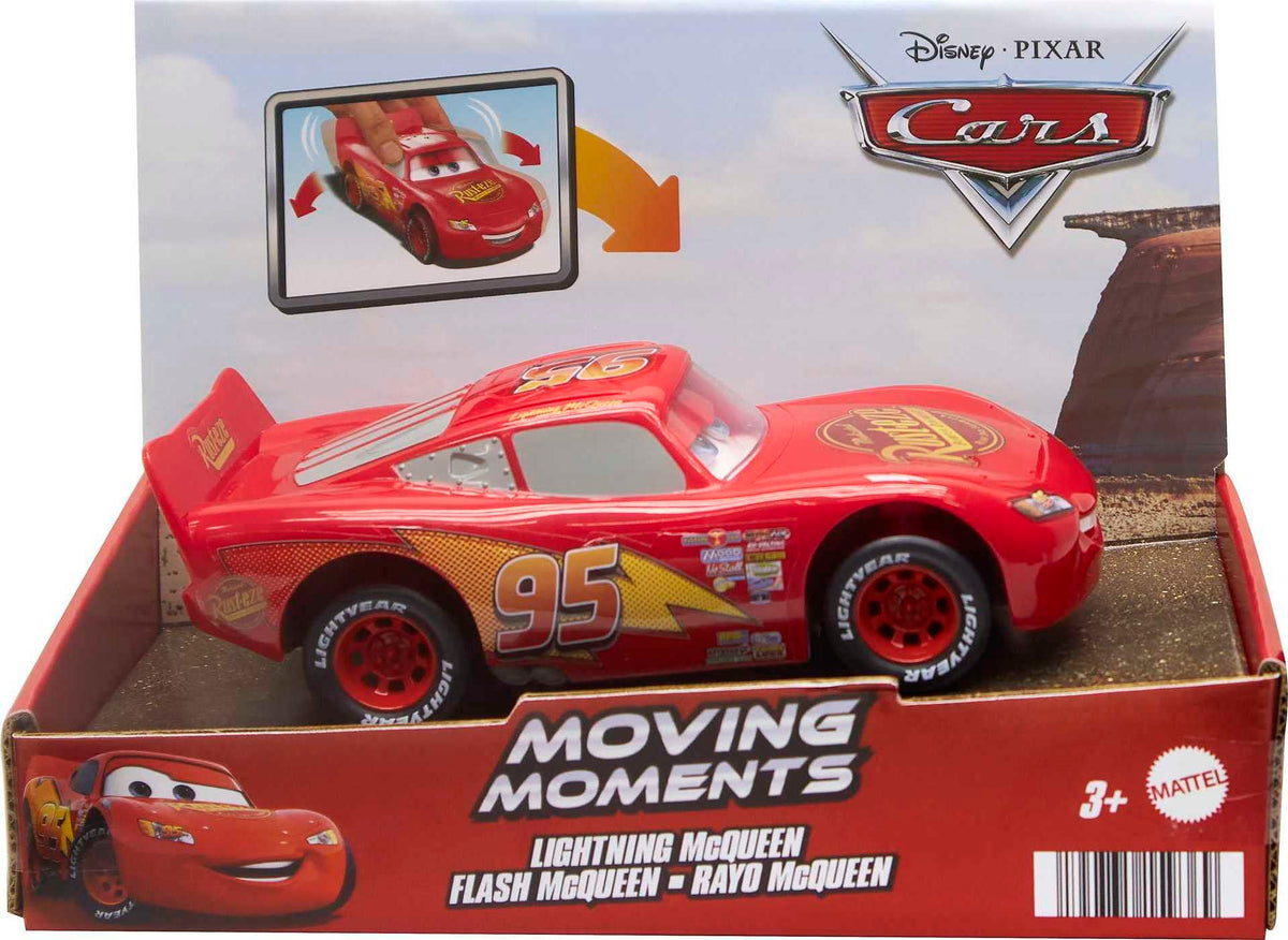 Mattel Disney and Pixar Cars Moving Moments Lightning McQueen Race Car 🍁 All In One Marketplace Canada