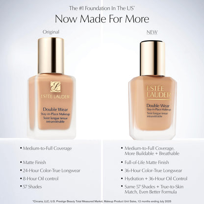 Estée Lauder Double Wear Stay-in-Place 24-Hour Long-Wear Matte Foundation, 30 ml, 3N1 Ivory Beige 🍁 All In One Marketplace Canada