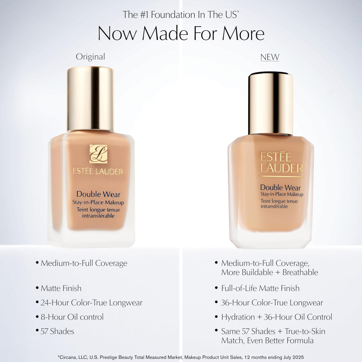 Estée Lauder Double Wear Stay-in-Place 24-Hour Long-Wear Matte Foundation, 30 ml, 2N2 Buff 🍁 All In One Marketplace Canada