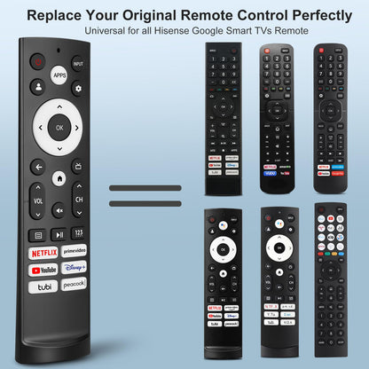 Universal Replacement Remote Control for All Hisense Smart Google TVs Compatible with UHD 4K LED HD ULED-No Setup Needed Programming 🍁 All In One Marketplace Canada