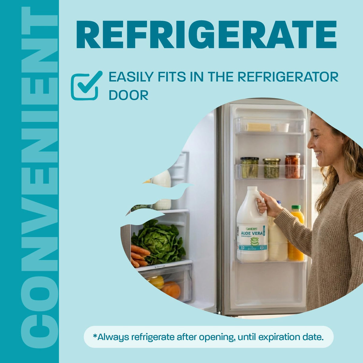 Aloe Vera Drinkable Gel, Orange, Heartburn & Acid Reflux, 1,5 L 🍁 All In One Marketplace Canada