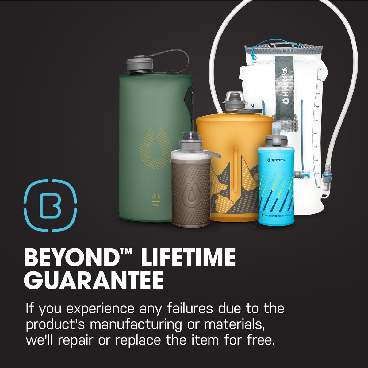 HydraPak SoftFlask Collapsible Nutrition Flask 2-Pack (250ml, Malibu) 🍁 All In One Marketplace Canada