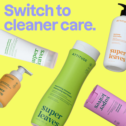 ATTITUDE Body Wash, Made in Canada, EWG Verified Shower Gel, Dermatologically Tested, Plant and Mineral-Based, Vegan Personal Care Products, Earl Grey & Fresh Cucumber Scent, 946 mL 🍁 All In One Marketplace Canada