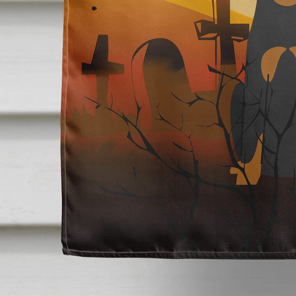 Caroline's Treasures BB4346CHF Halloween Beauce Shepherd Dog Flag Canvas House Size, Large, Multicolor
