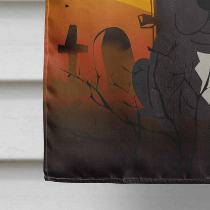 Caroline's Treasures BB4275CHF Halloween French Bulldog Brindle Canvas House Size Flag, Large, Multicolor
