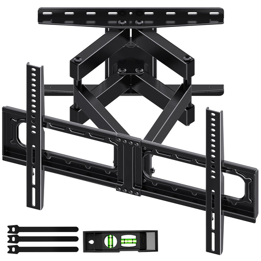 HOME VISION Full Motion TV Wall Mount for Most 32-85 inch TVs up to132 lbs, TV Mount Swivel and Tilt with Dual Articulating Arms, Wall Mount TV Bracket Max VESA 600x400mm, Fits 8" 12" 16" Wood Studs 🍁 All In One Marketplace Canada
