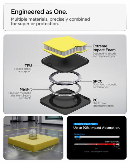 Spigen Case for Galaxy S26 Case, Full Camera Protection, Built-in Magnetic Ring, Drop Protection, Tough Armor MagFit Designed for Samsung Galaxy S26 - Black 🍁 All In One Marketplace Canada
