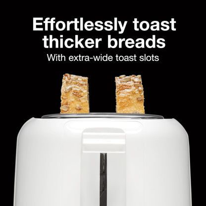 Proctor Silex 2-Slice Toaster, White, Extra-Wide Slot Toaster with Shade Selector, Cool Wall, Toast Boost, Auto Shutoff, Cancel Button, 22216G 🍁 All In One Marketplace Canada