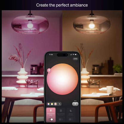 Philips Hue Essential Smart LED A19 Bulb, White and Color Ambiance, E26 Base, 8.8W, 2200K-6500K, 800 Lumens, Dimmable, Works with Alexa, Google Assistant, and Apple Home, 3 Pack 🍁 All In One Marketplace Canada