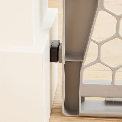 Regalo Easy Fit Plastic Adjustable Extra Wide Baby Gate, Award Winning Brand, 23 Inches Tall, Fits Openings Between 28 to 42 Inches, Pressure Mounted 🍁 All In One Marketplace Canada