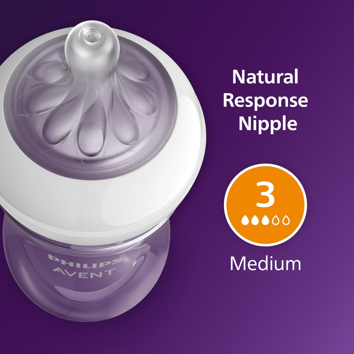 Philips Avent Natural Baby Bottles, Medium Flow, 9 oz, BPA-Free, 3-Pack 🍁 All In One Marketplace Canada
