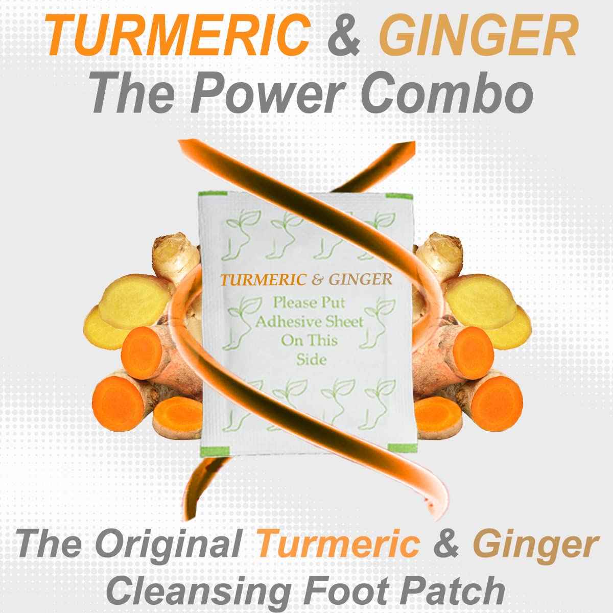 Dr. Entre's Foot Patch: Deep Cleansing Foot Pads | Effective Premium Turmeric & Ginger Foot Patches | 20 Pack 🍁 All In One Marketplace Canada