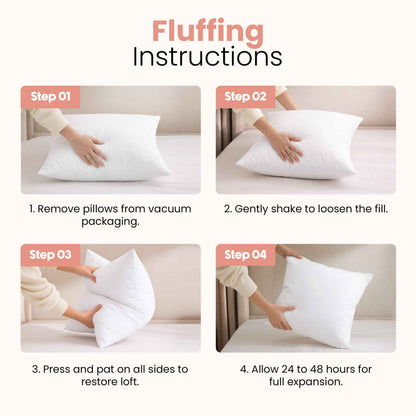 Utopia Bedding Throw Pillows Insert (Pack of 2, White) - 20 x 20 Inches Bed and Couch Pillows - Indoor Decorative Pillow 🍁 All In One Marketplace Canada