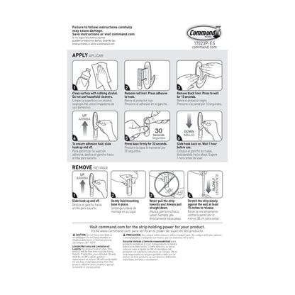 Command Large Refill Adhesive Strips, Damage Free Hanging Wall Adhesive for Large Indoor Wall Hooks, No Tools Removable Adhesives for Living Spaces, 20 White Command Strips 🍁 All In One Marketplace Canada