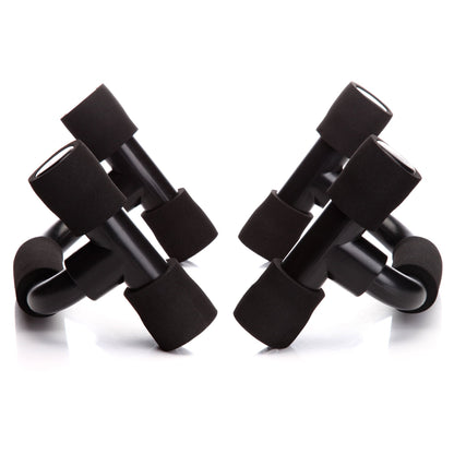 Readaeer Push Up Bars Gym Exercise Equipment Fitness 1 Pair Pushup Handles with Cushioned Foam Grip and Non-Slip Sturdy Structure Push Up Bars for Men & Women（Black） 🍁 All In One Marketplace Canada