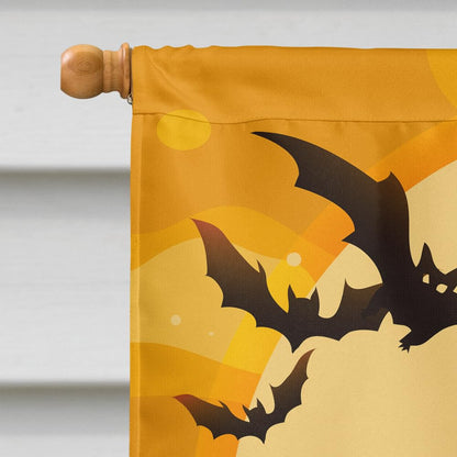 Caroline's Treasures BB4371CHF Halloween Pekingnese Black White Flag Canvas House Size, Large, Multicolor