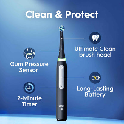 Oral-B iO Series 3 Limited Electric Toothbrush with (2) Brush Heads, Rechargeable, Icy Blue 🍁 All In One Marketplace Canada