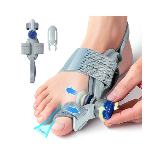 Bunion Correctors for Women & Men – Adjustable Big Toe Splint for Hallux Valgus Correction, Orthopedic Brace for Pain Relief & Toe Alignment – Fits Left & Right Feet (Day & Night Wear) 🍁 All In One Marketplace Canada
