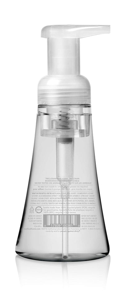 method Foaming Hand Soap, Biodegradable Formula with Foaming Soap Dispenser Made of 100% Recycled Plastic, Sweet Water Scent, 300 ml Soap Pump Bottles, 6 Pack 🍁 All In One Marketplace Canada