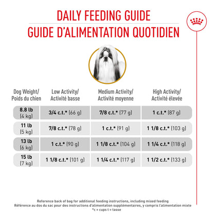 Royal Canin Shih Tzu Adult Breed Specific Dry Dog Food, 10 lb Bag 🍁 All In One Marketplace Canada