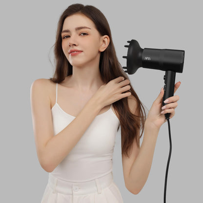 AINA Diffuser Hair Dryer Full-Featured Blow Dryer 110V/1600W(Vader Black) 🍁 All In One Marketplace Canada