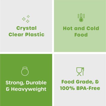 GUSTO [300 Pack] Heavyweight Clear Forks with Engraved Design - Reusable, Sturdy Cutlery Set for Parties, Weddings, and Events - Formerly Comfy Package 🍁 All In One Marketplace Canada