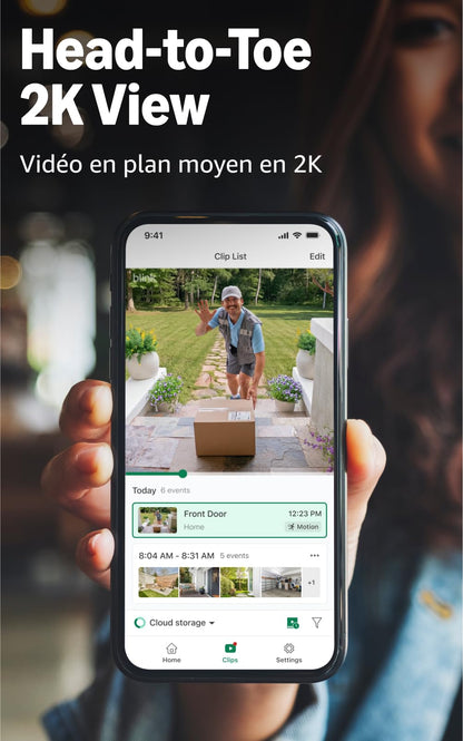 Blink Battery Doorbell 2K+ (newest model) — Wireless video doorbell, 2K video resolution, enhanced audio. Sync Module Core included – System (Black) 🍁 All In One Marketplace Canada