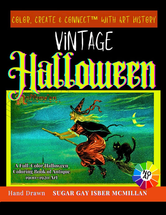 Vintage Halloween: A Full-Color Halloween Coloring Book of Antique 1900-1920 Art