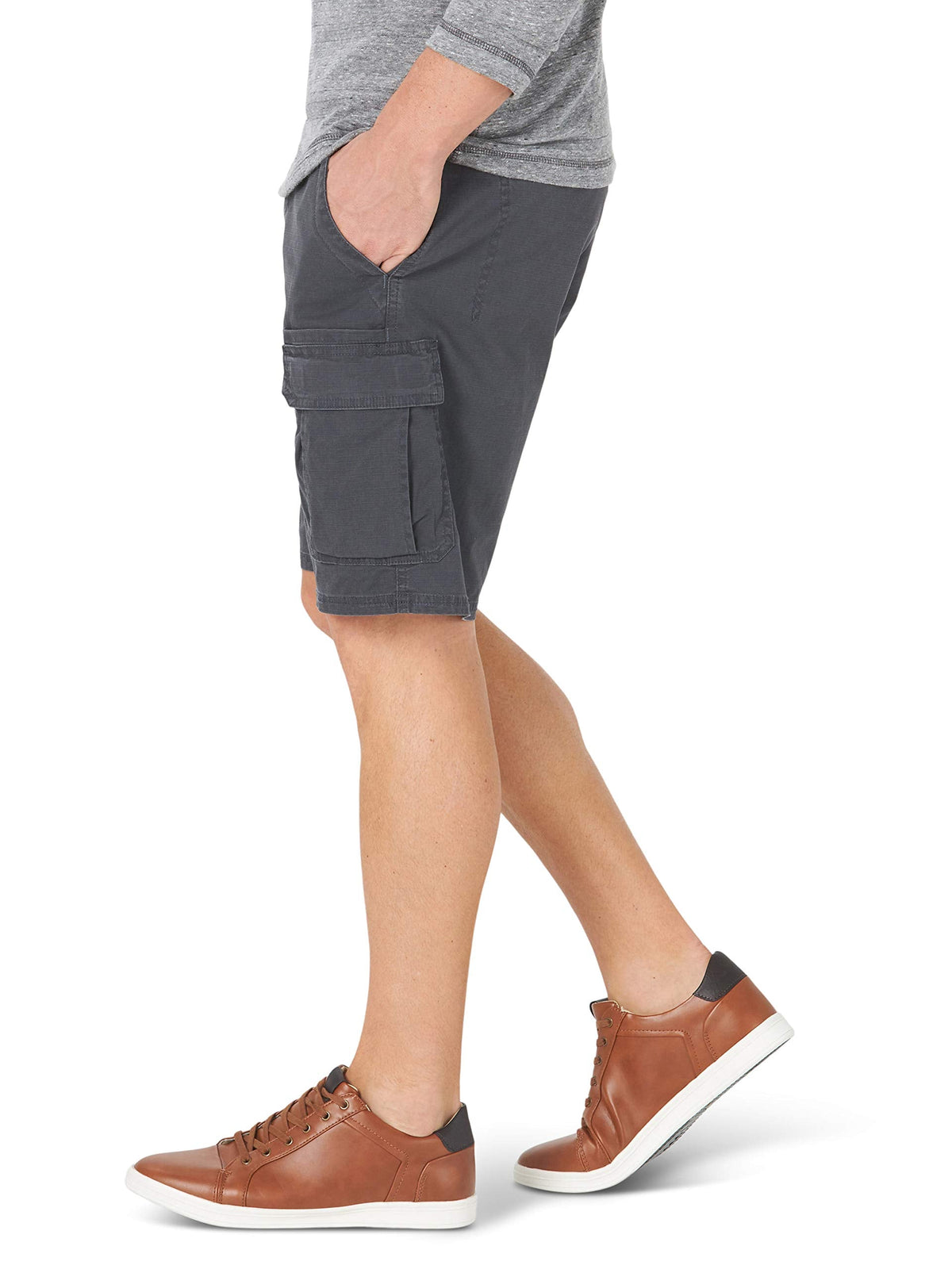Wrangler Authentics Men's Classic Cargo Stretch Short, Anthracite, 34 🍁 All In One Marketplace Canada