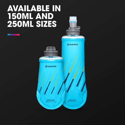 HydraPak SoftFlask Collapsible Nutrition Flask 2-Pack (250ml, Malibu) 🍁 All In One Marketplace Canada