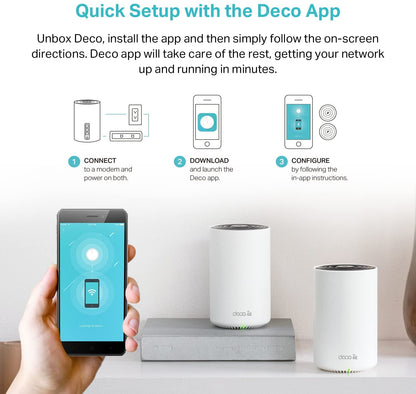 TP-Link Deco AXE5400 Tri-Band WiFi 6E Mesh System (Deco XE75) - Covers up to 5,500 Sq.Ft, Replaces WiFi Router and Extender, AI-Driven Mesh, New 6GHz Band, 2-Pack 🍁 All In One Marketplace Canada