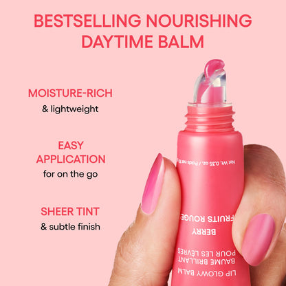 LANEIGE Lip Glowy Balm, Berry: Sheer Tinted Lip Moisturizer with Shea Butter, for Hydrating Shine & Soft Lips 🍁 All In One Marketplace Canada