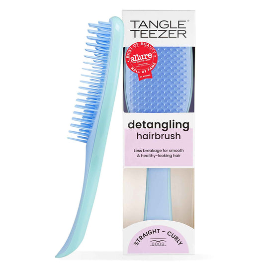 Tangle Teezer Ultimate Detangler Brush for Wet & Dry Hair, Eliminates Knots & Reduces Breakage for Straight to Wavy Hair Types, Denim Blues 🍁 All In One Marketplace Canada