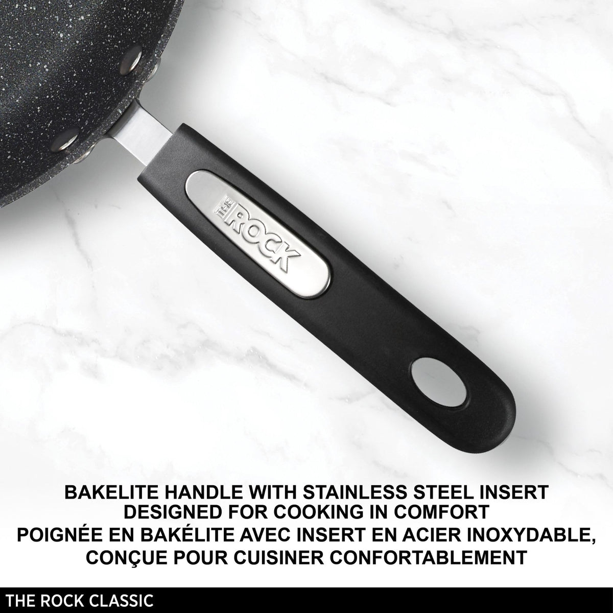 Starfrit The Rock 26cm (10") Non-Stick Multi Pan - Tawa - Durable Forged Aluminum - Oven Safe - PFOA Free - Easy to Clean - Black 🍁 All In One Marketplace Canada