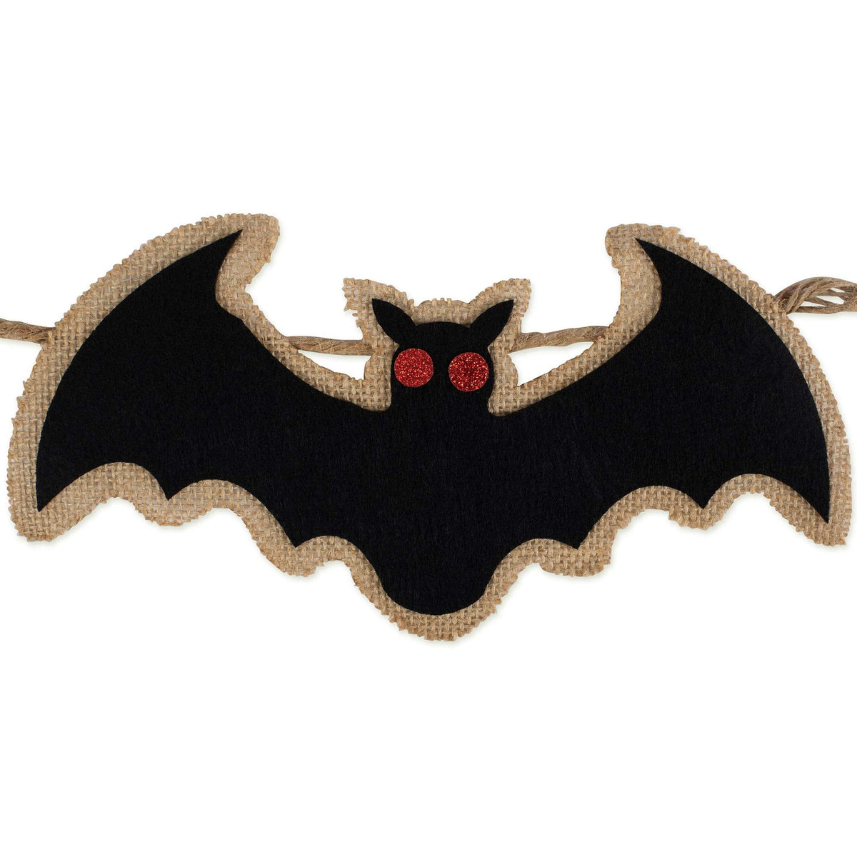 DII Fall Home & Party Décor Spooky Halloween Decorations Indoor & Front Porch, Garland, 72-Inch Length, Bat & Pumpkin