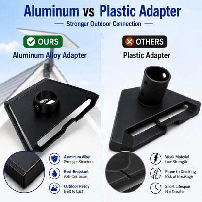 Compatible with Starlink Gen 3/4/4X All-in-One Mount Kit: Heavy-Duty Outdoor Dish & Indoor Router Mount, Short Wall, Roof, and Pole Mount Compatible, Sturdy Accessories for Full Setup 🍁 All In One Marketplace Canada