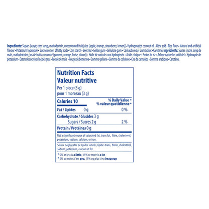 Mentos Chewy Mints, Fruit - Pack of 20 Rolls (280 Pieces), 37g per roll 🍁 All In One Marketplace Canada
