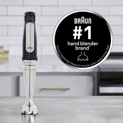 Braun MultiQuick 7 3-in-1 Immersion Blender with Food Processor – Powerful Handheld Electric Stick Blender - Emulsifier for Chopping, Beating & Whisking - Ideal for Soup, Puree, Smoothies & More 🍁 All In One Marketplace Canada