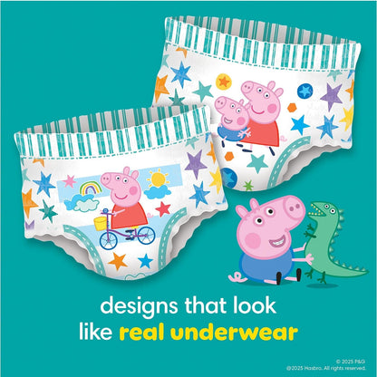 Pampers Easy Ups Girls & Boys Potty Training Pants, Size 5 (3T4T), Peppa Absorbent Training Underwear, Up to 100% Leakproof Day and Night, Hypoallergenic, 1 Pack (Count of 124) 🍁 All In One Marketplace Canada
