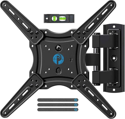 Pipishell Full Motion TV Wall Mount for 26-65 Inch Flat Curved Screen TVs, Max VESA 400x400mm up to 77 lbs, Swivel TV Mount Wall Bracket with Articulating Arms, Tilt, Extension, PIMF7 🍁 All In One Marketplace Canada
